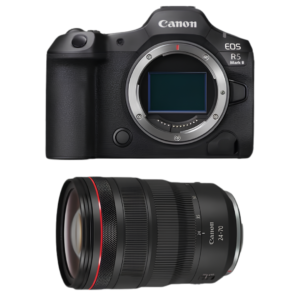 Canon EOS R5 Mark II camera + RF 24–70mm f/2.8 lense