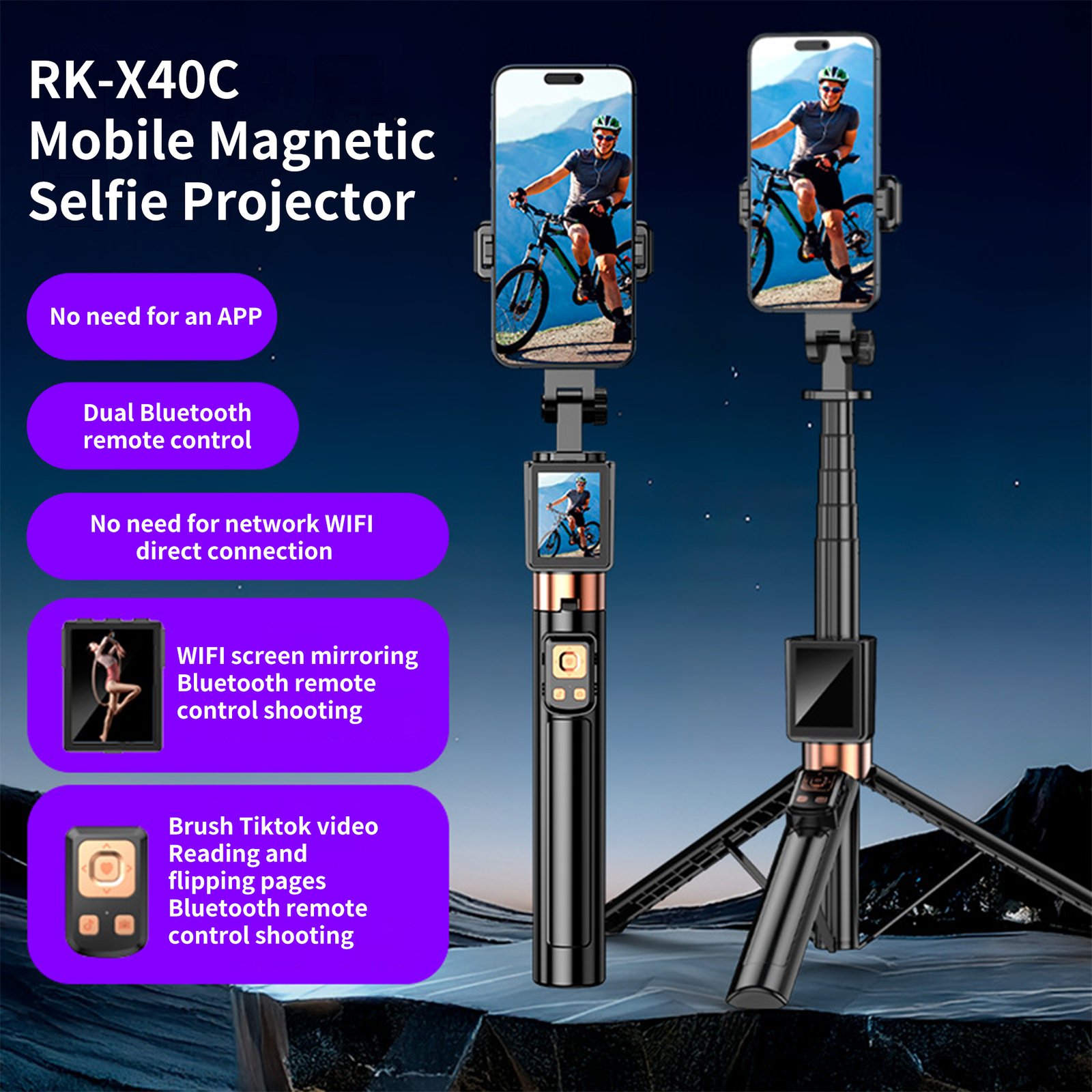 Selfie AI Autoface Stand CL-07 - Image 3