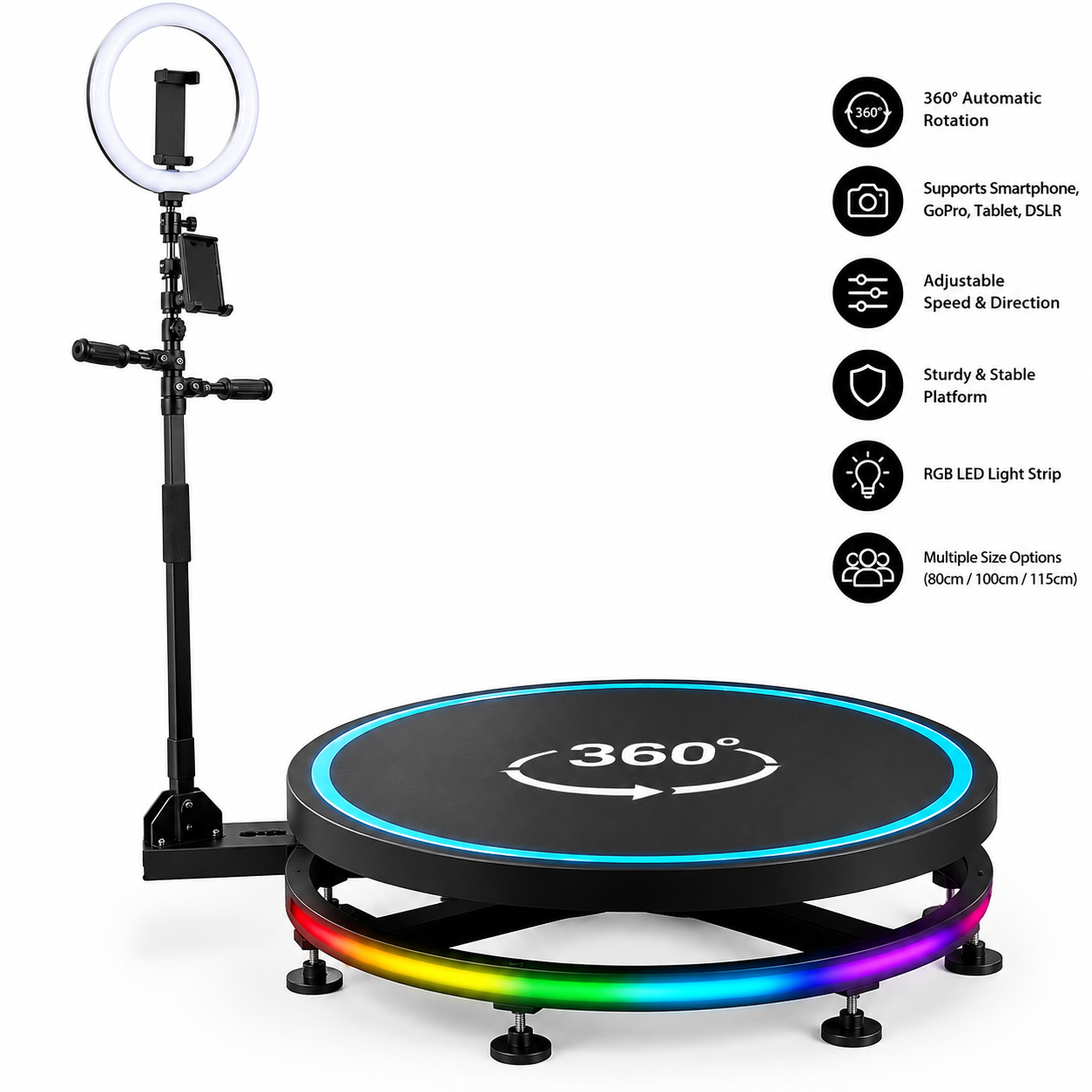 360° Rotating Photo Booth Platform - Image 3
