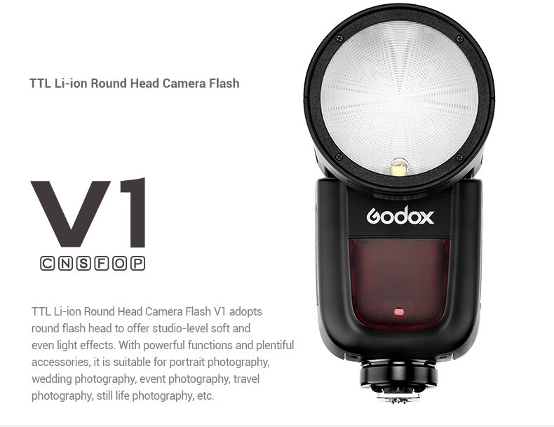 Godox V1 Flash (Sony, Nikon & Canon)