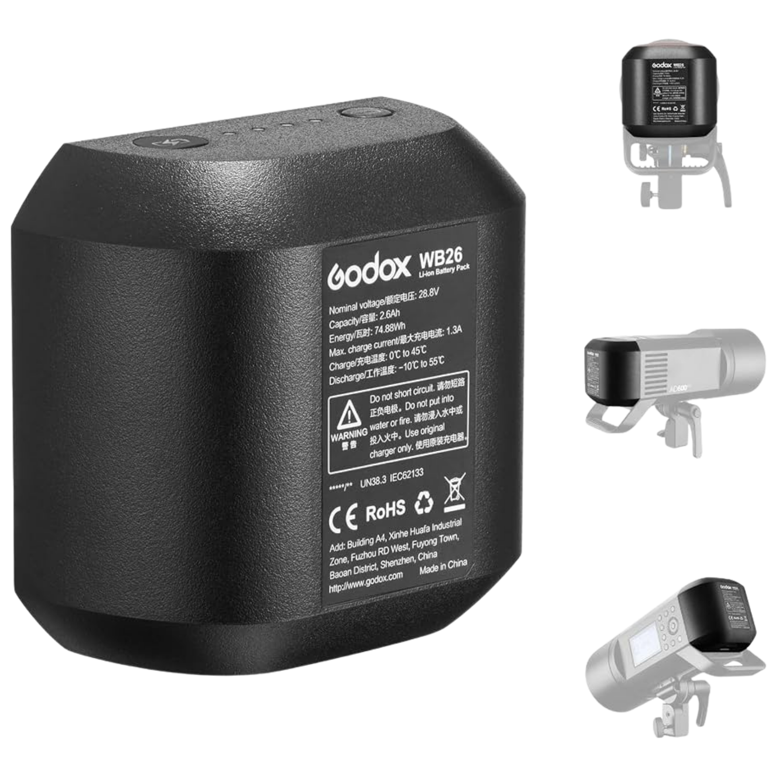 Godox AD600BM Mark II Battery
