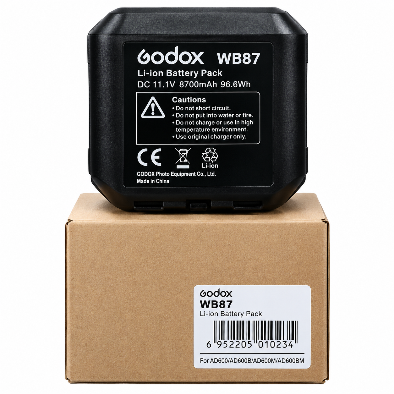 Godox WB87 Battery for AD600/AD600B/AD600M/AD600BM - Image 4