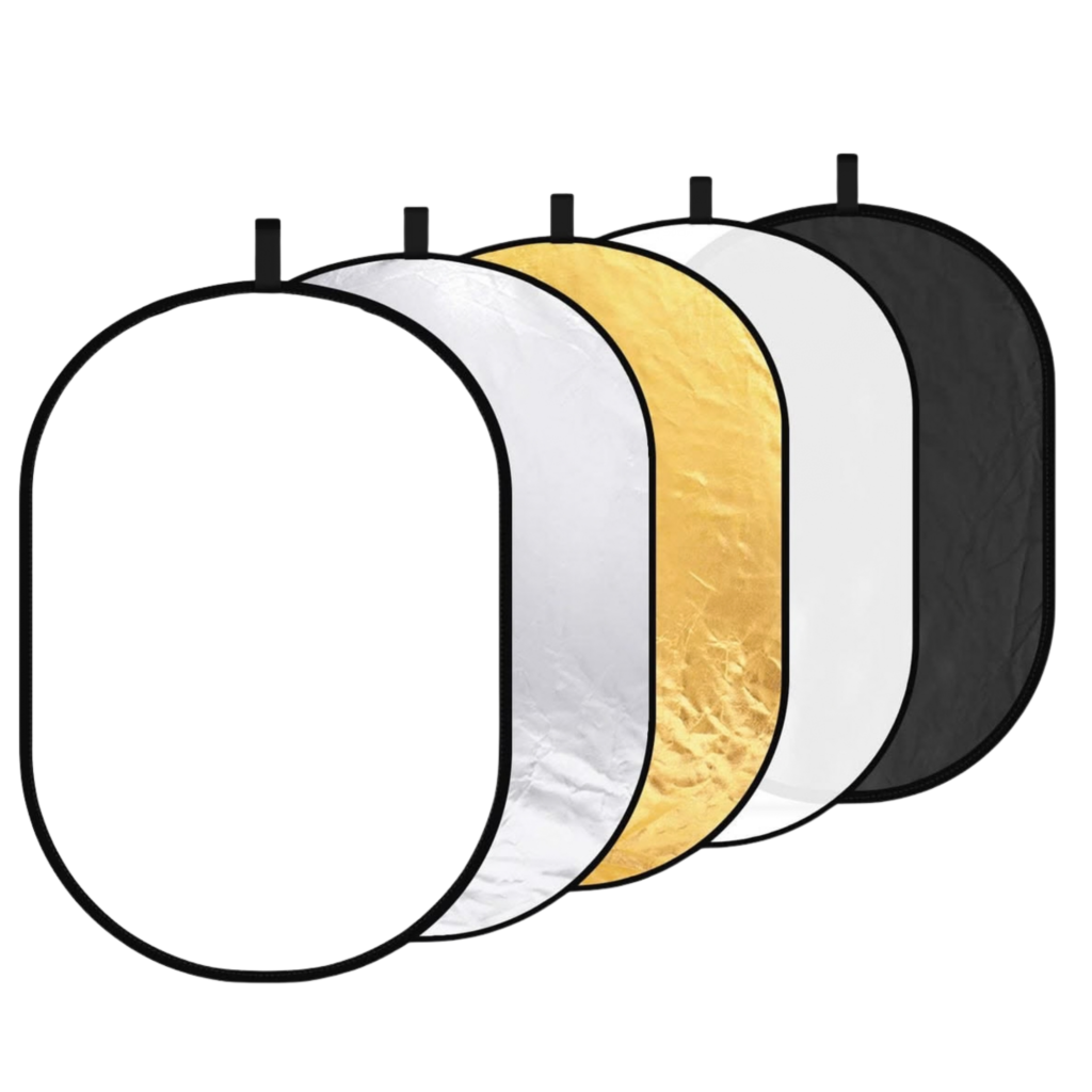 80 × 120cm 5-in-1 Oval Collapsible Reflector