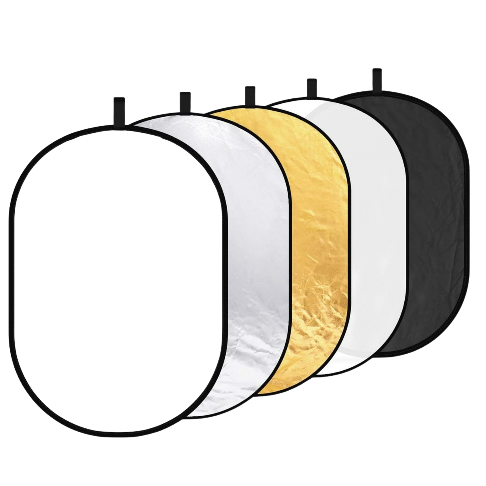 80 × 120cm 5-in-1 Oval Collapsible Reflector